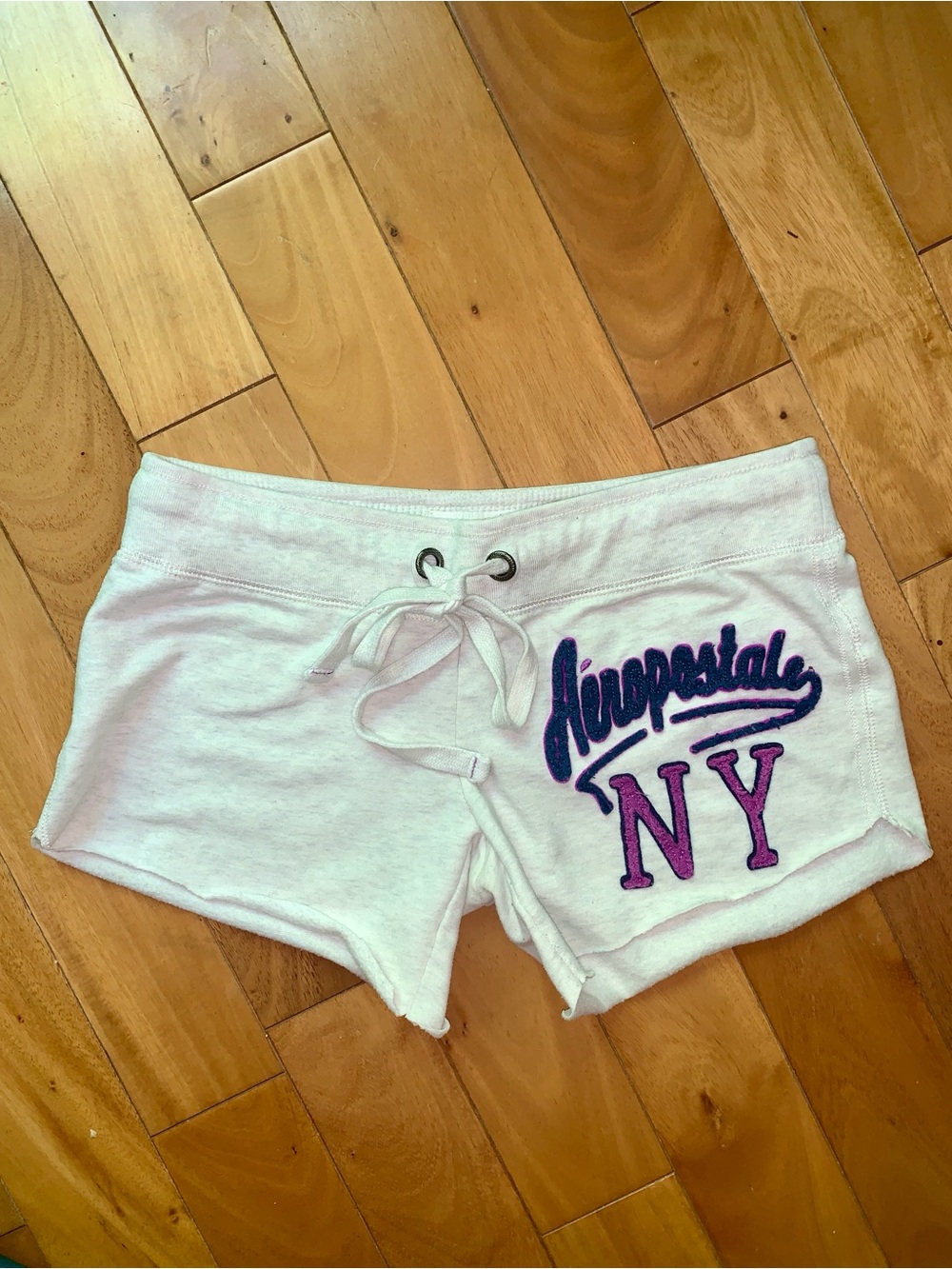 Aeropostale Y2K Low Rise Logo Sweat Shorts